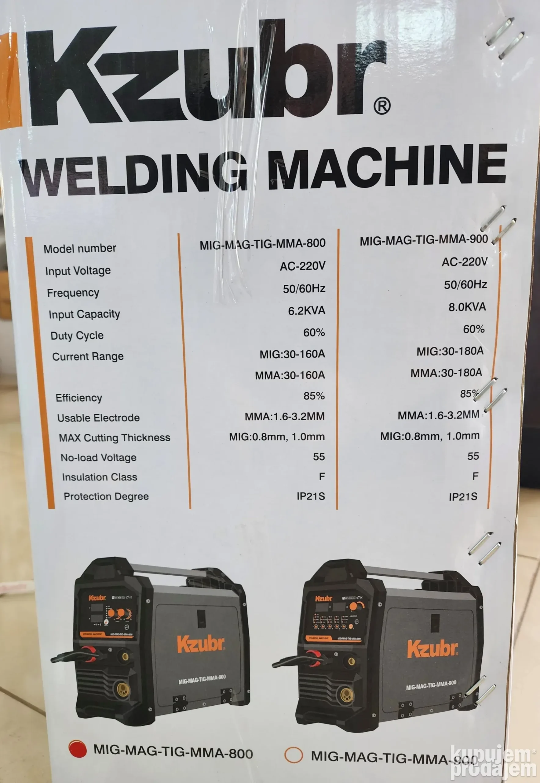 KZUBR MIG-MAG-TIG-MMA-800 - Image 6