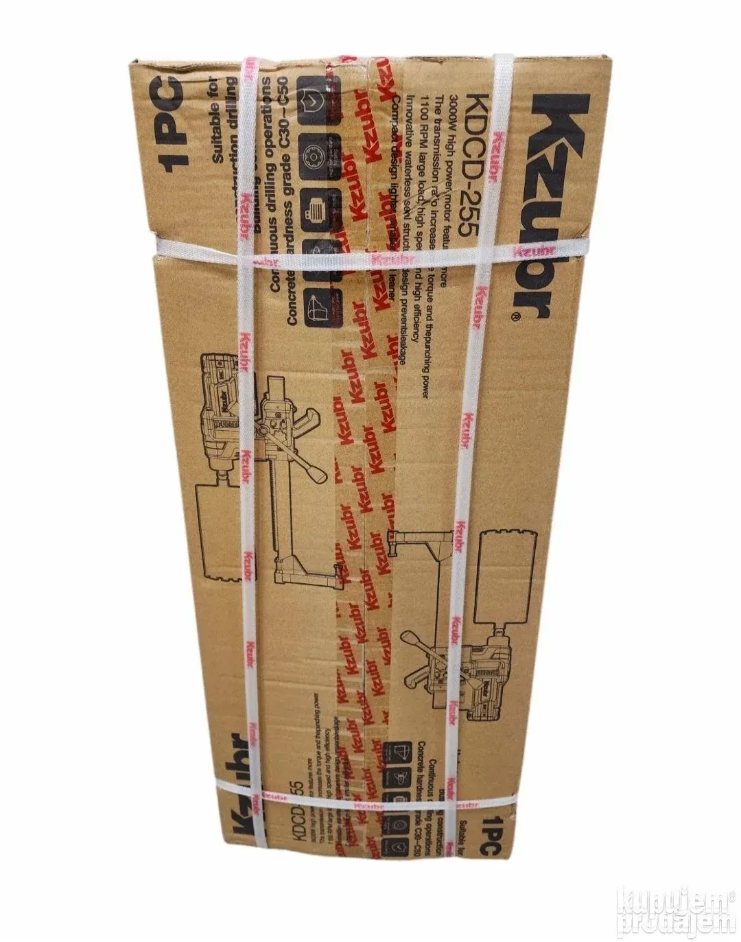 KZUBR Dijamantska Bušilica KDCD-255 – Profesionalna Snaga za Mokro i Suvo Bušenje! - Image 5