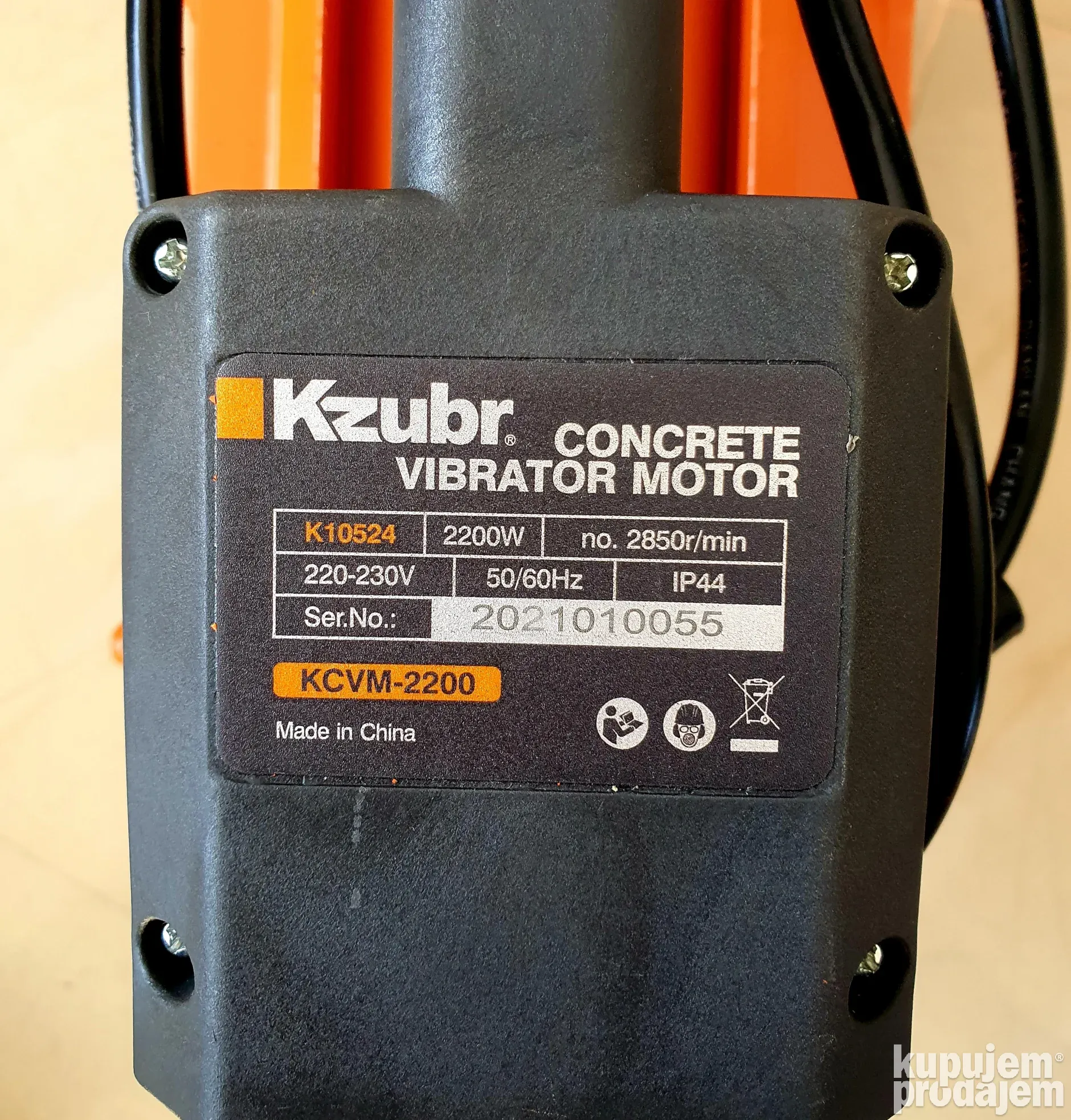 Vibrator za beton / vibro igla KZUBR 2200W - 2 GOD GARANCIJE - Image 5