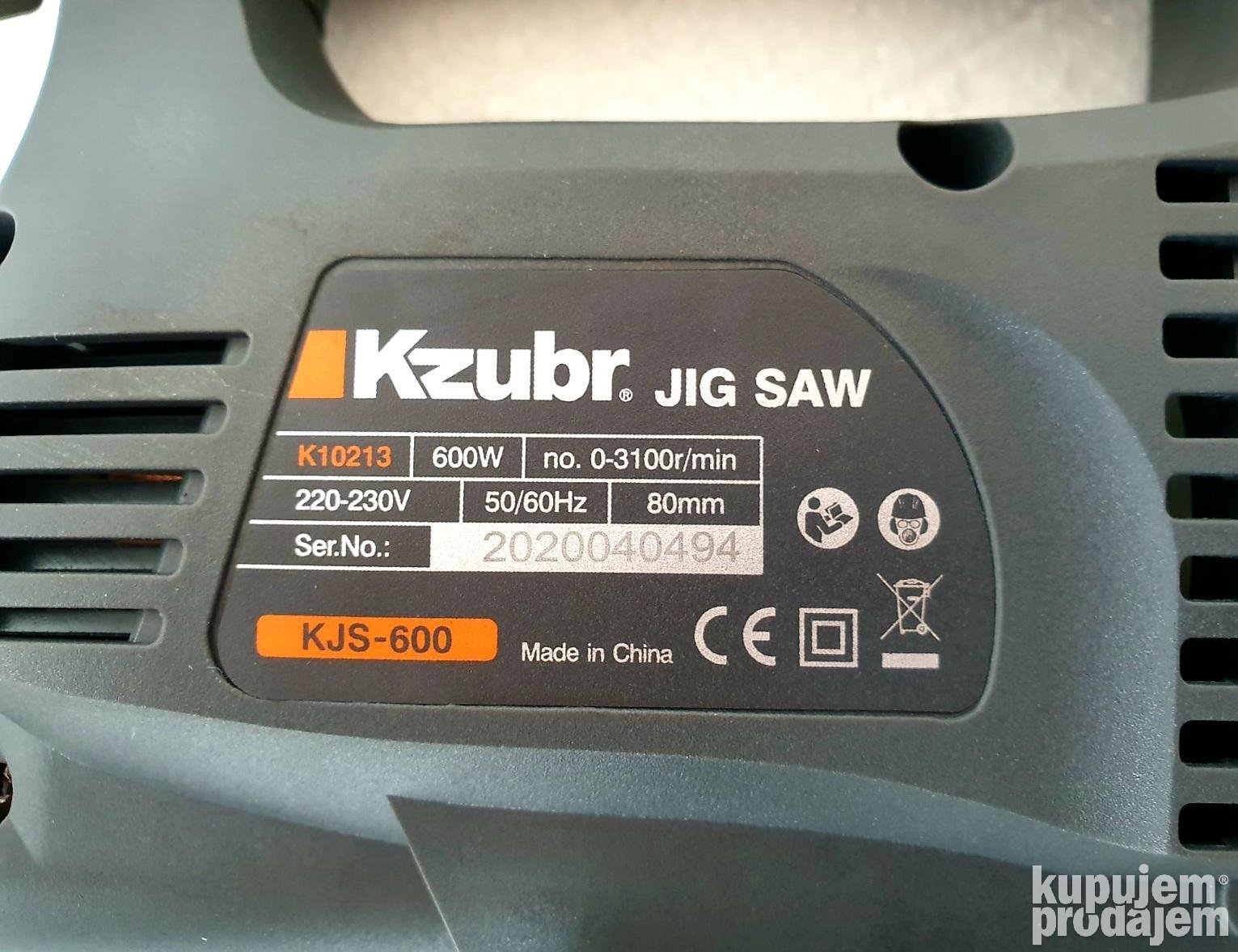 Ubodna testera KZUBR 600W sa potenciometrom 2 GOD GARANCIJE - Image 2