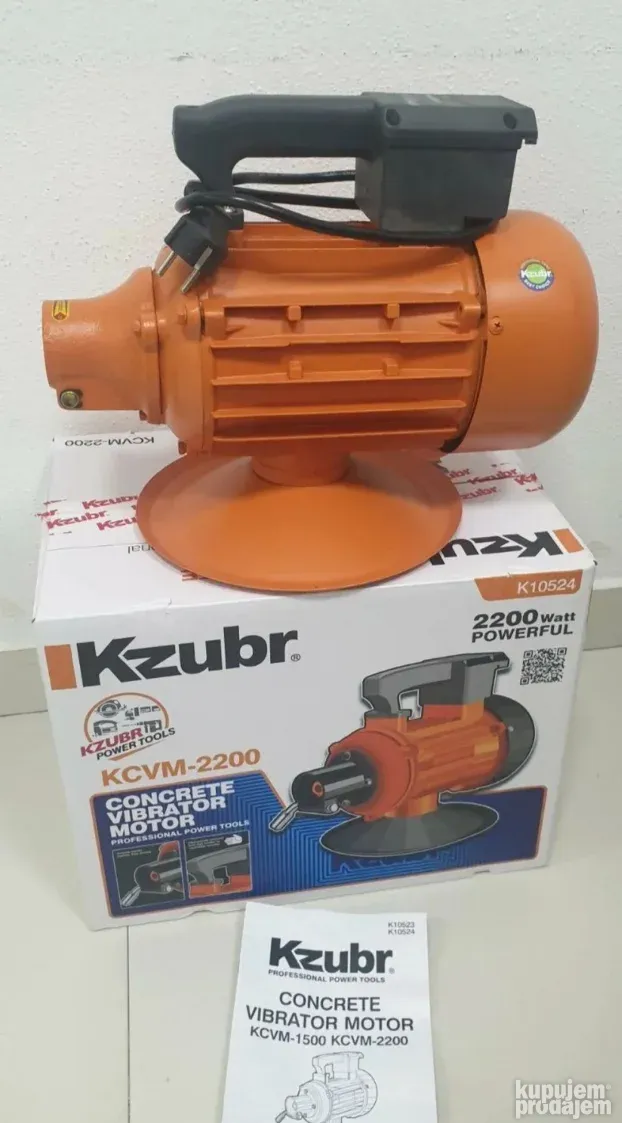 Vibrator za beton / vibro igla KZUBR 2200W - 2 GOD GARANCIJE